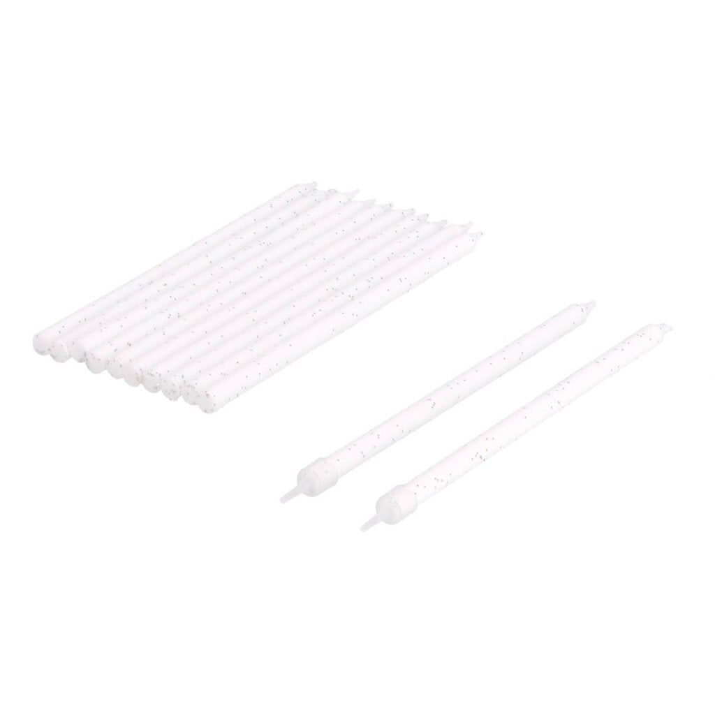 Patisse Verjaardagskaarsjes 14 Cm 12 Stuks Wit