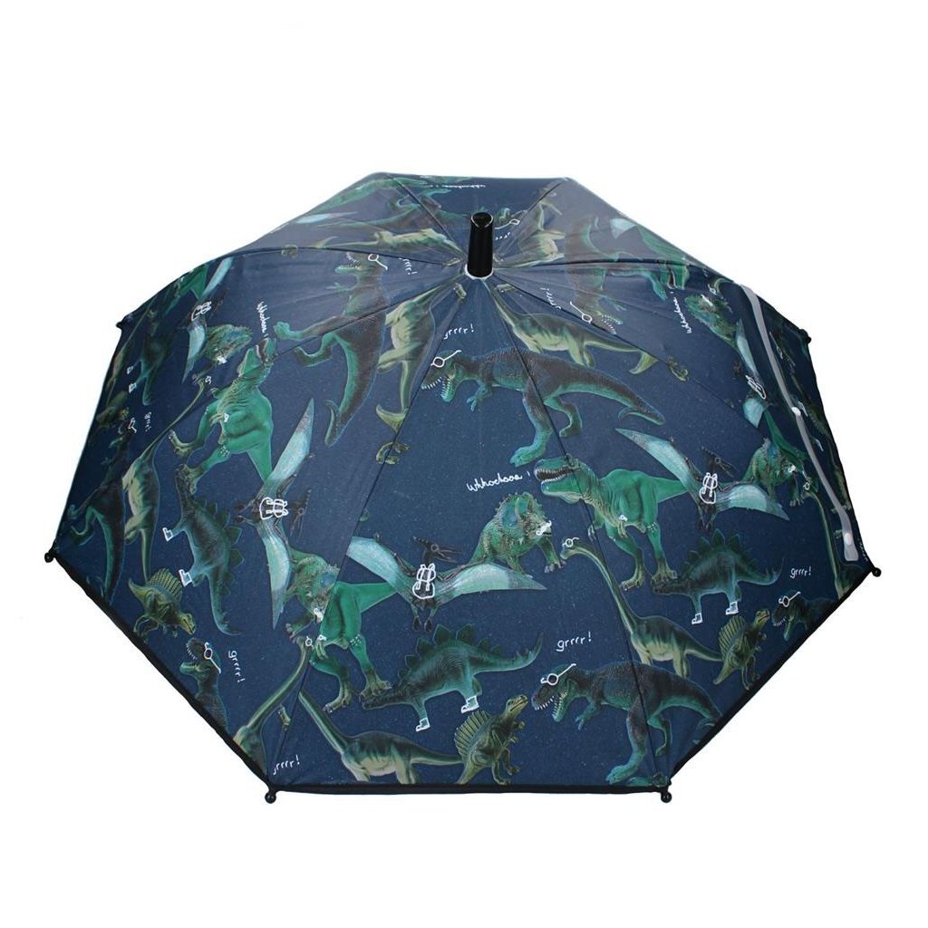 Basic Paraplu Dino's Blauw/Groen