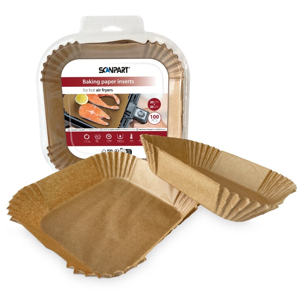 Scanpart Airfryerpapier 20X20 Cm 100 Stuks