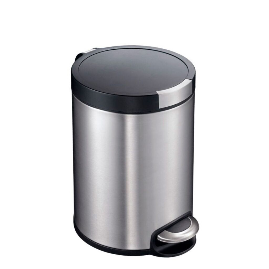 Eko Vepa Bins Artistic Pedaalemmer 5L Rvs/Zwart