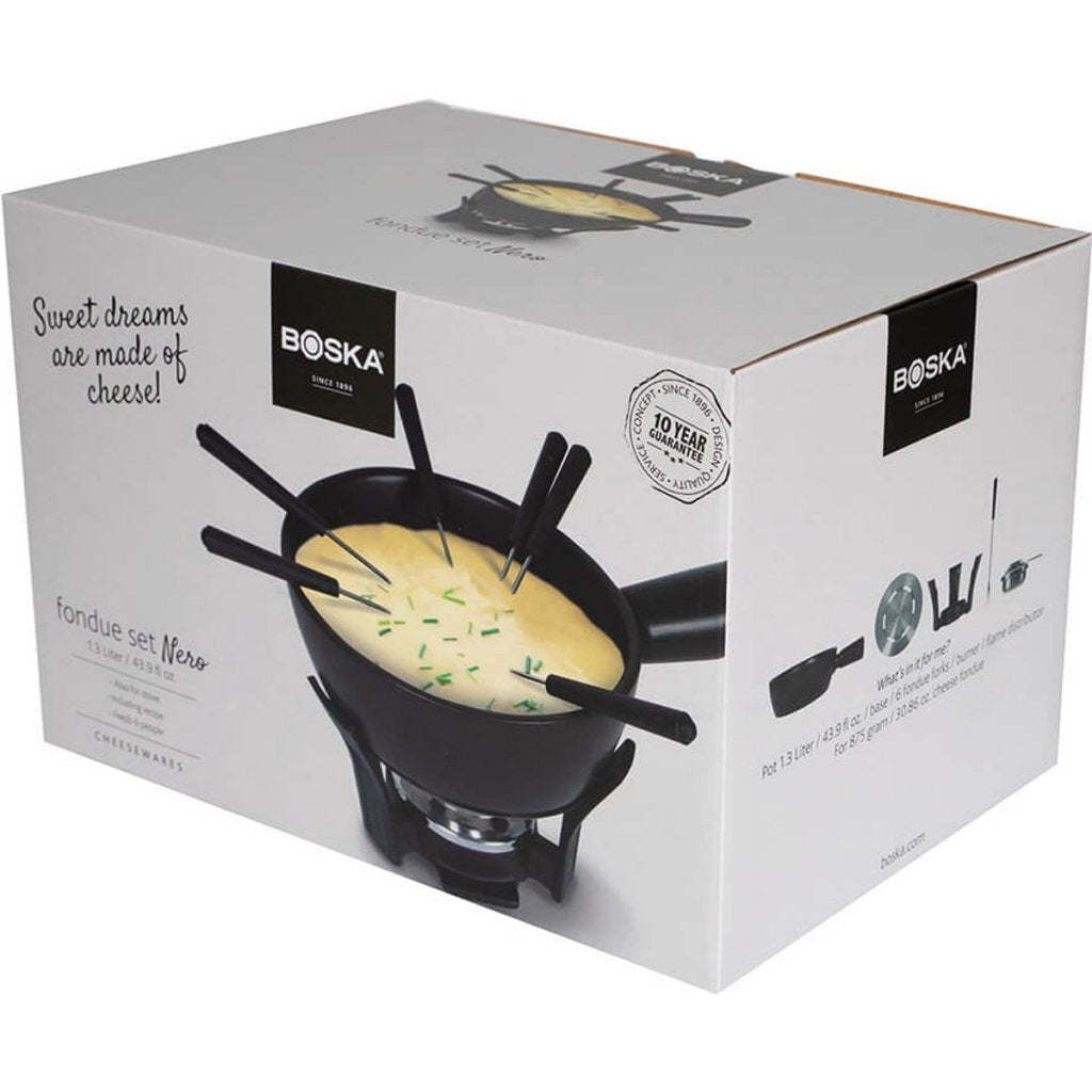 Boska Fondueset Nero 1.3L Zwart