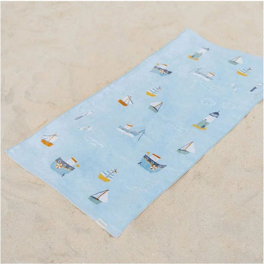 Little Dutch Sailors Bay Strandlaken 60X120 Cm Lichtblauw