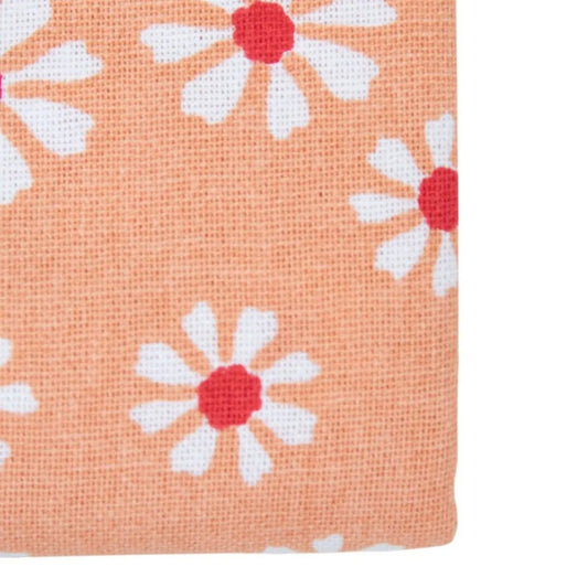 Linen&More Linen&Amp;More Daisy Flowers Tafelkleed 140X250 Cm Oranje/Katoen