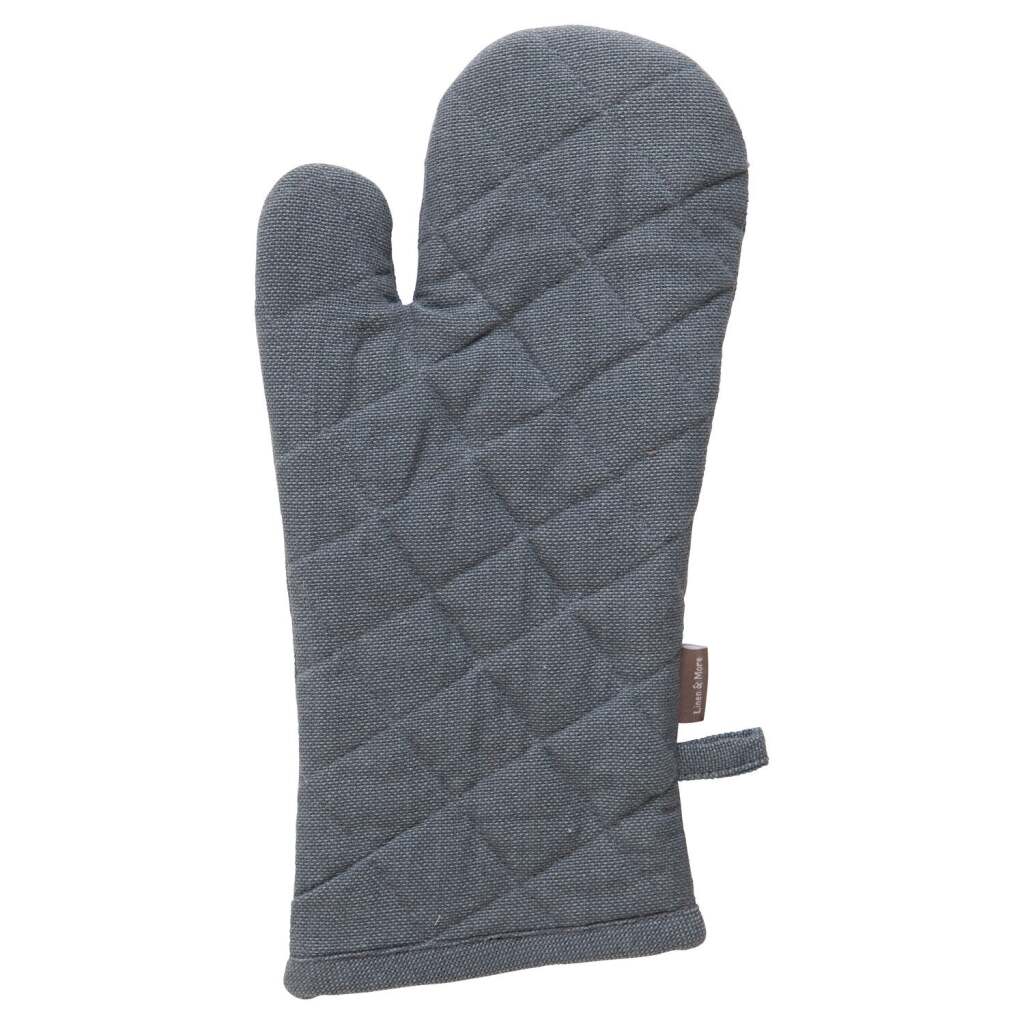 Linen&More Linen&Amp;More Indi Grey Ovenwant 18X33 Cm Grijs