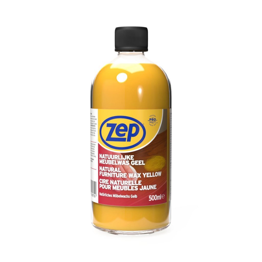 Zep Natuurlijke Meubelwas Geel 500 Ml