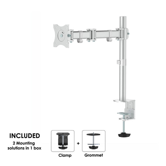 New Star Products Nm-D135Silver Monitorarm Zilver