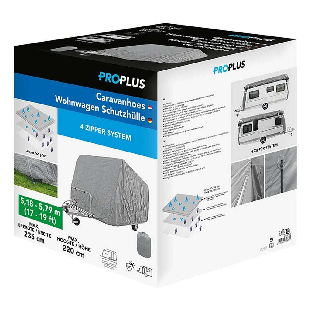 Proplus Caravanhoes 518-579 Cm 235 Cm Grijs