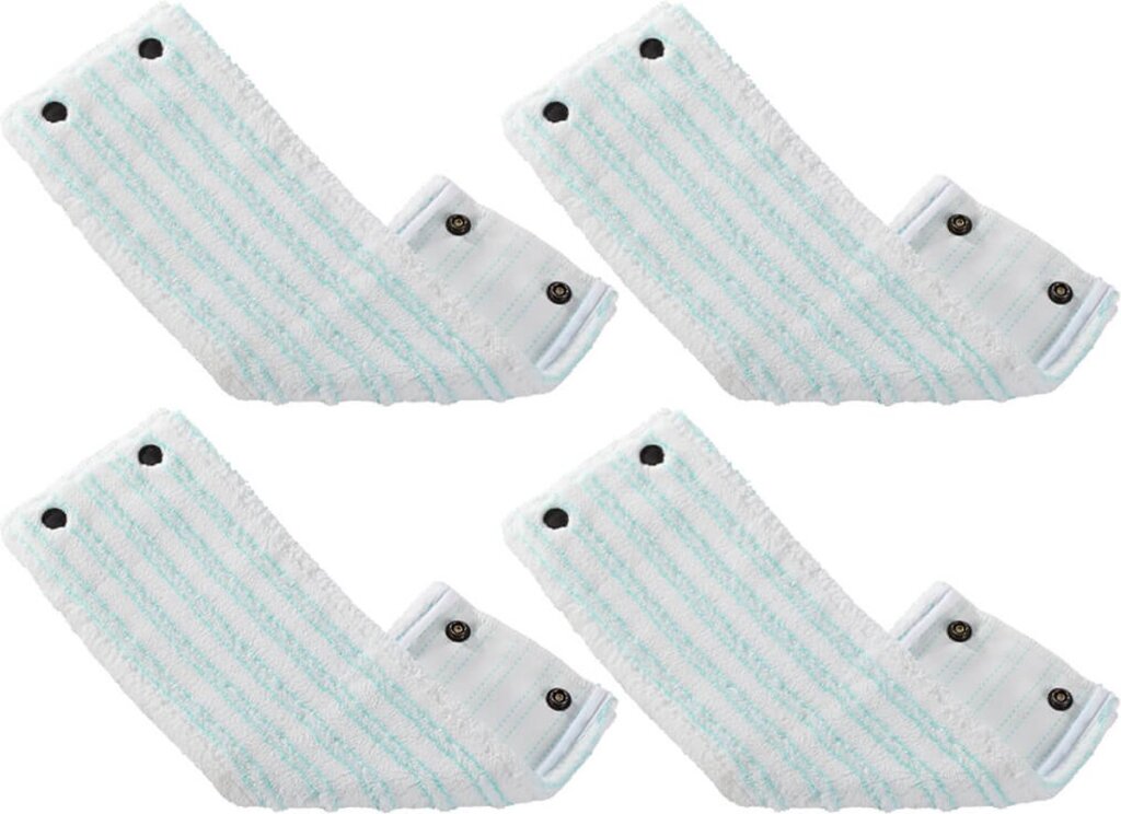 Leifheit Clean Twist M/Combi Clean M Vloerwisser Vervangingsdoek Met Drukknoppen Micro Duo33 Cm Set Van 4