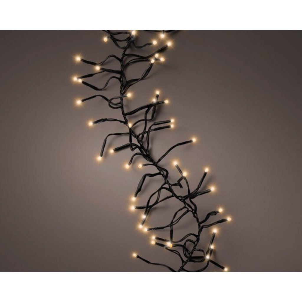 Lumineo Cluster Led Snoer 448 Led'S 300 Cm Classic Warm Zwart