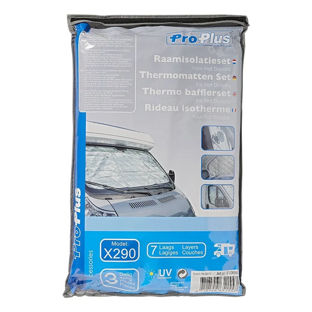 Proplus Raamisolatieset Voor Fiat Ducato X290 Zilver