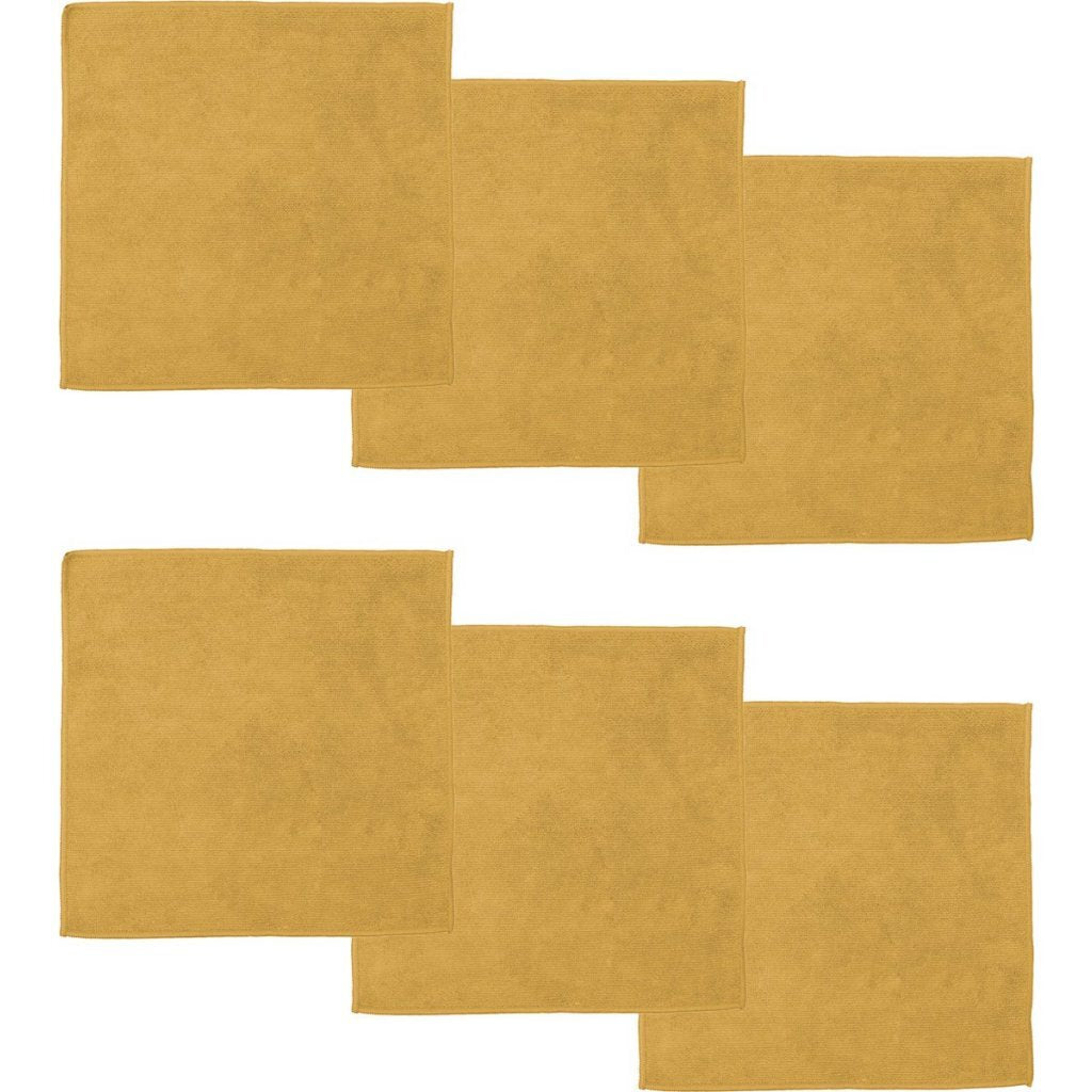 Overige Merken Ddddd Microvezeldoek Billie 30X30 Cm 6 Stuks Geel