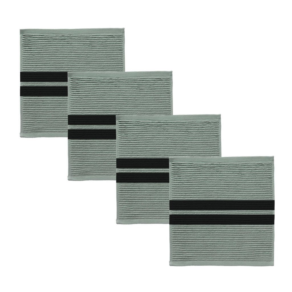 Overige Merken Ddddd Vaatdoeken 30X30 Cm 3 Stuks Groen/Zwart/Katoen