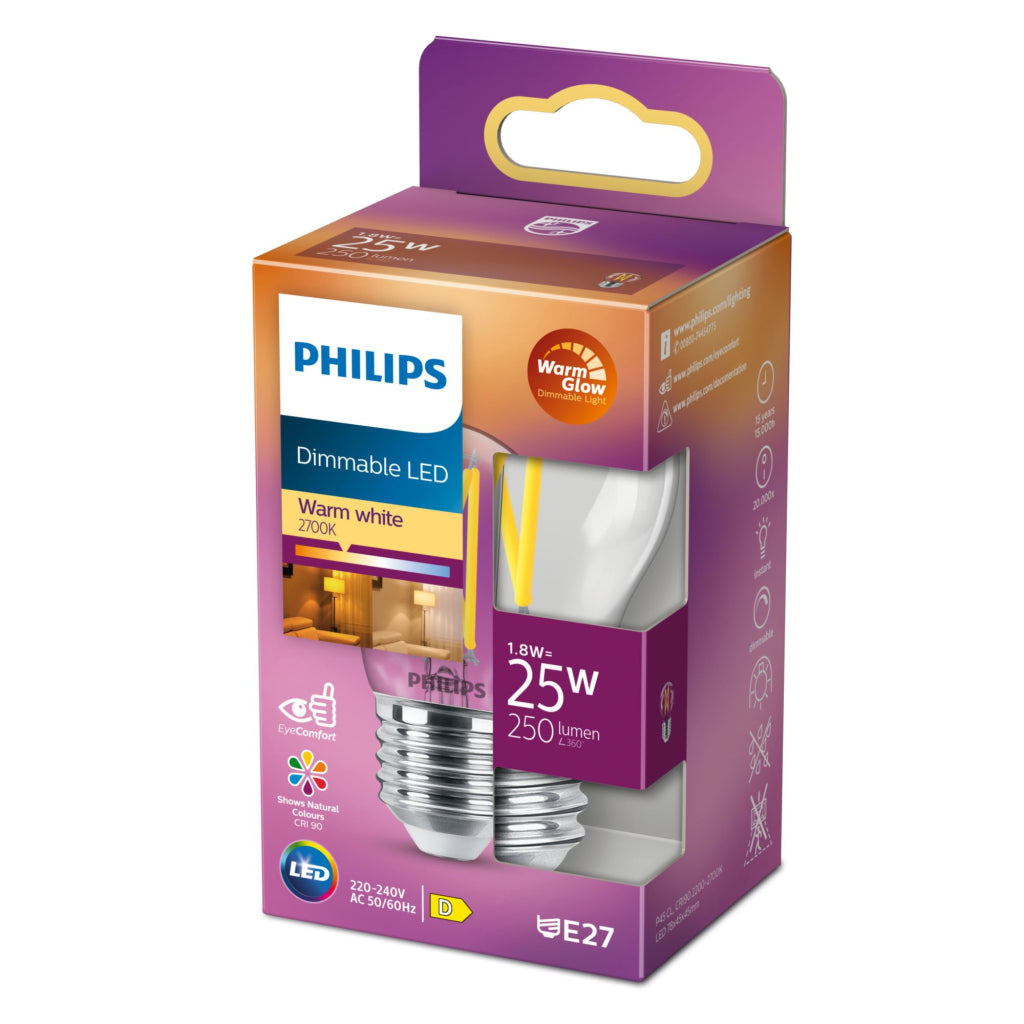 Philips Phil Led Cl P45 Cl Wgd 25W E27