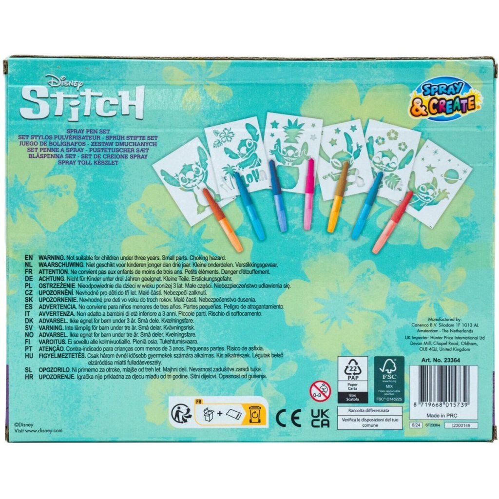 Disney Stitch Spraypen Set
