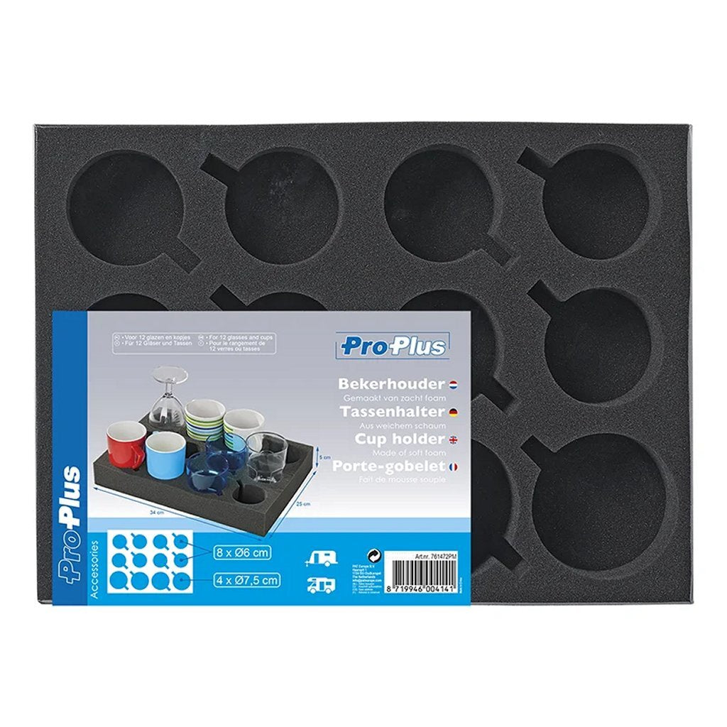 Proplus Bekerhouder Foam/Zwart
