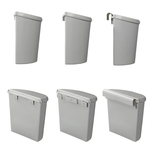 Proplus Afvalbak Met Deksel 10L Voor Camper/Caravan Grijs
