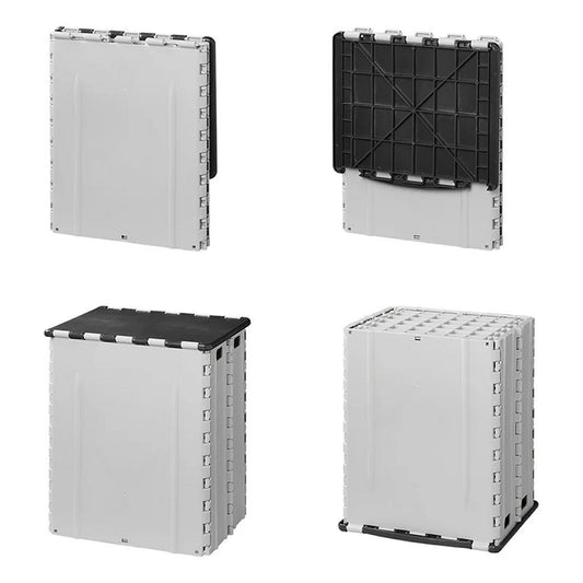 Proplus Opvouwbare Afvalbak 30L Voor Caravan-Camper Grijs/Zwart