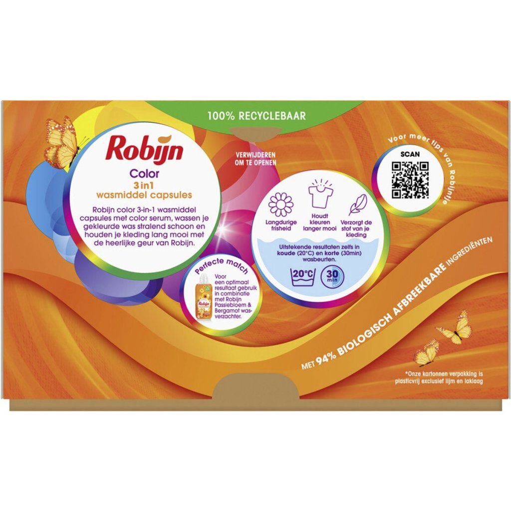 Overige Merken Robijn 3In1 Color Wascapsules 15 Stuks
