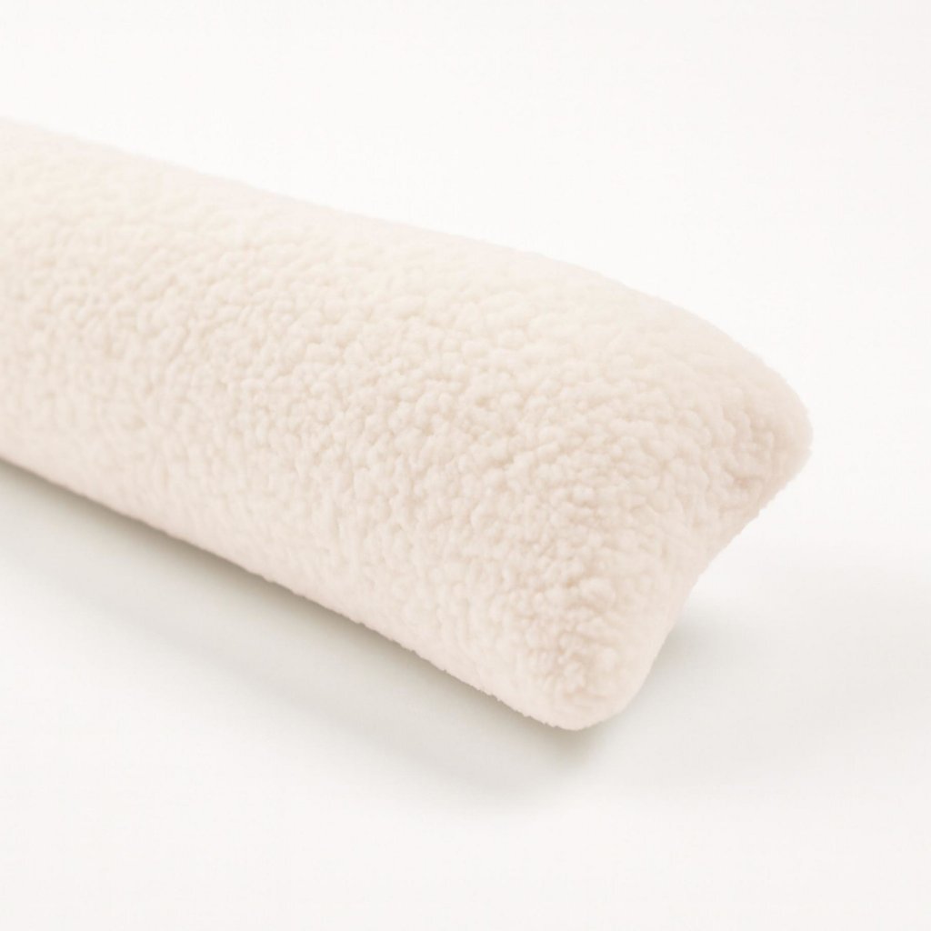 Overige Merken Tochtstopper 90X12 Cm CrÈMe/Teddy Stof