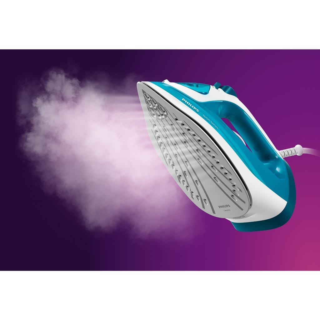 Philips Dst3011/20 3000 Series Stoomstrijkijzer 2100W Lichtblauw/Wit