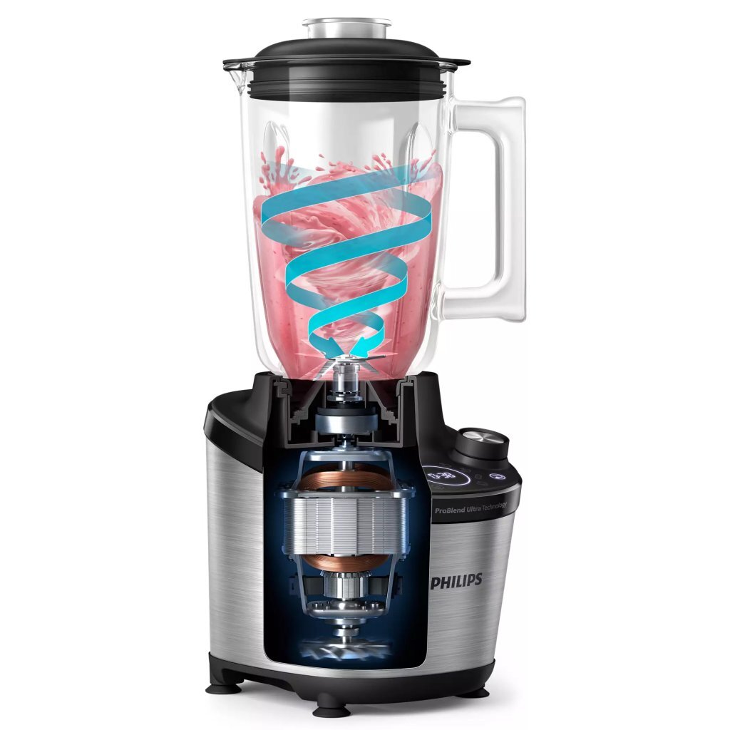 Philips Hr3760/00 7000 Series Blender Zwart/Rvs
