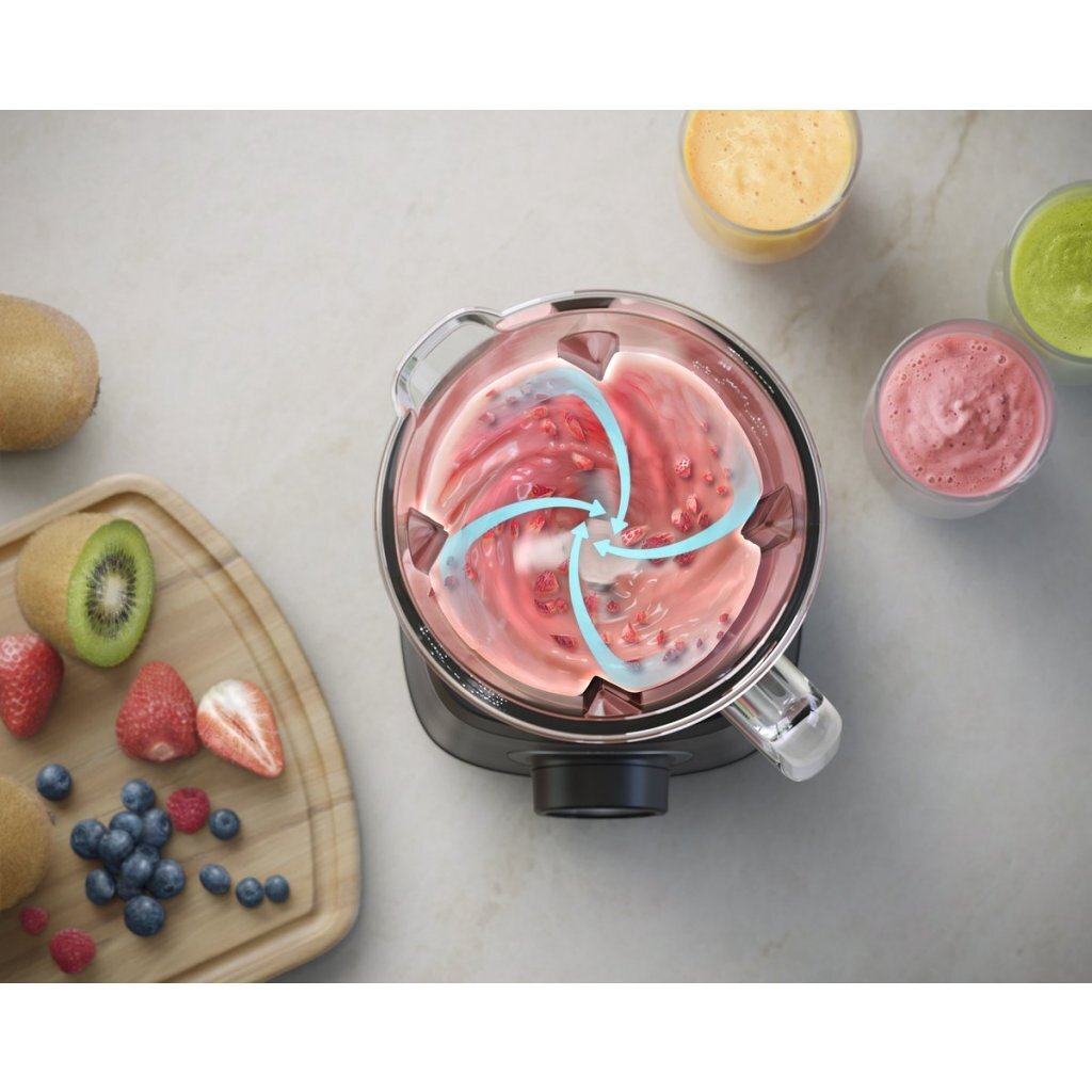 Philips Hr3040/00 Blender Zwart/Rvs