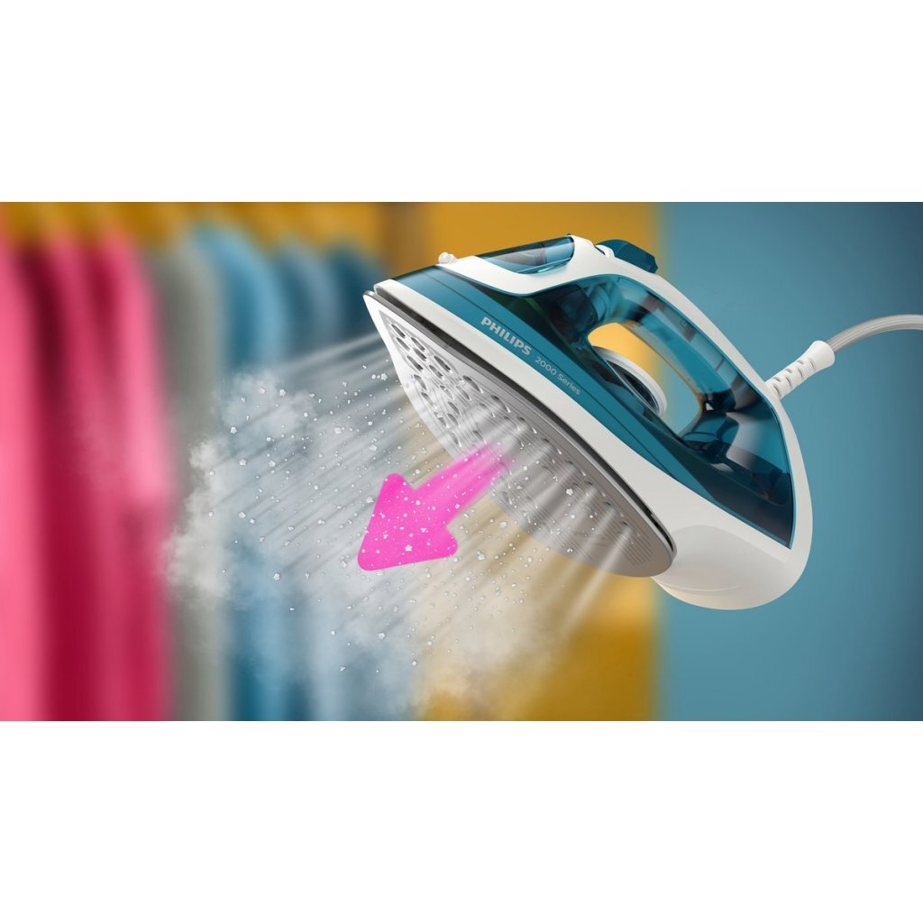 Philips Dst2020/90 2000 Series Stoomstrijkijzer Aqua/Wit