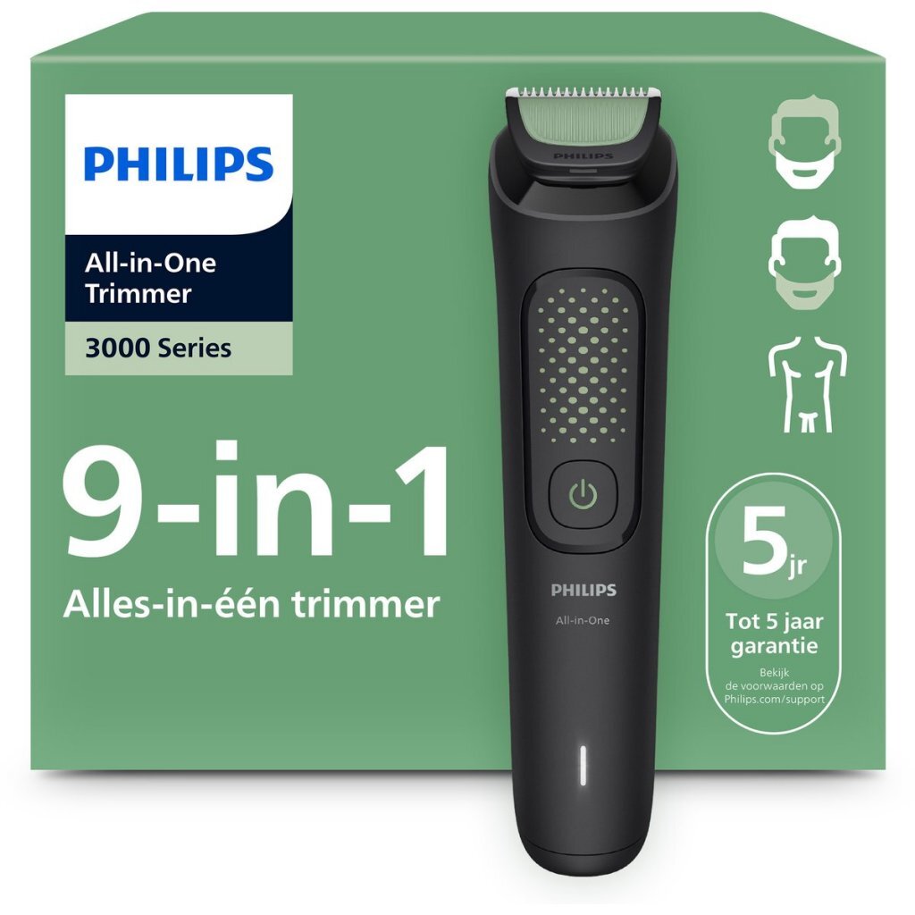 Philips Mg3945/15 Series 3000 Multigroom Zwart