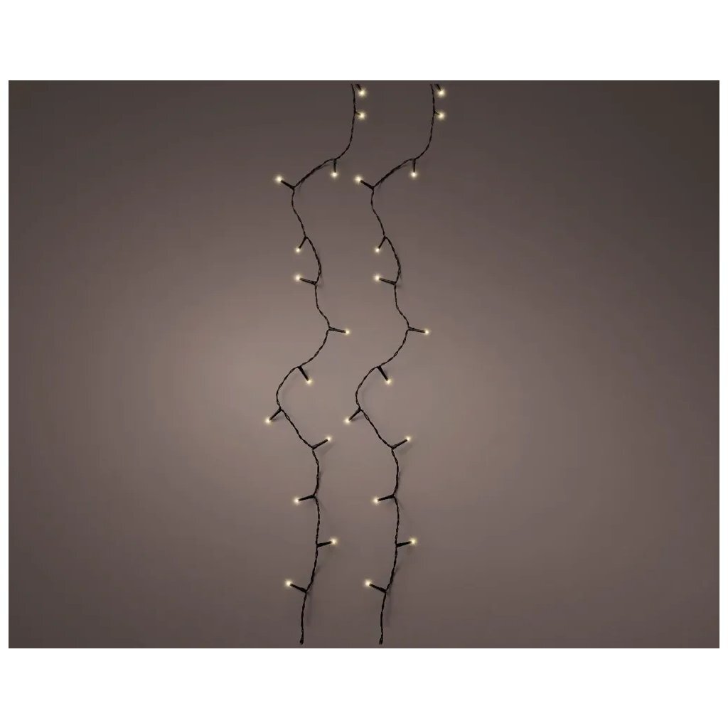 Lumineo Led Snoer 480 Led'S 3600 Cm Soft Gold Zwart