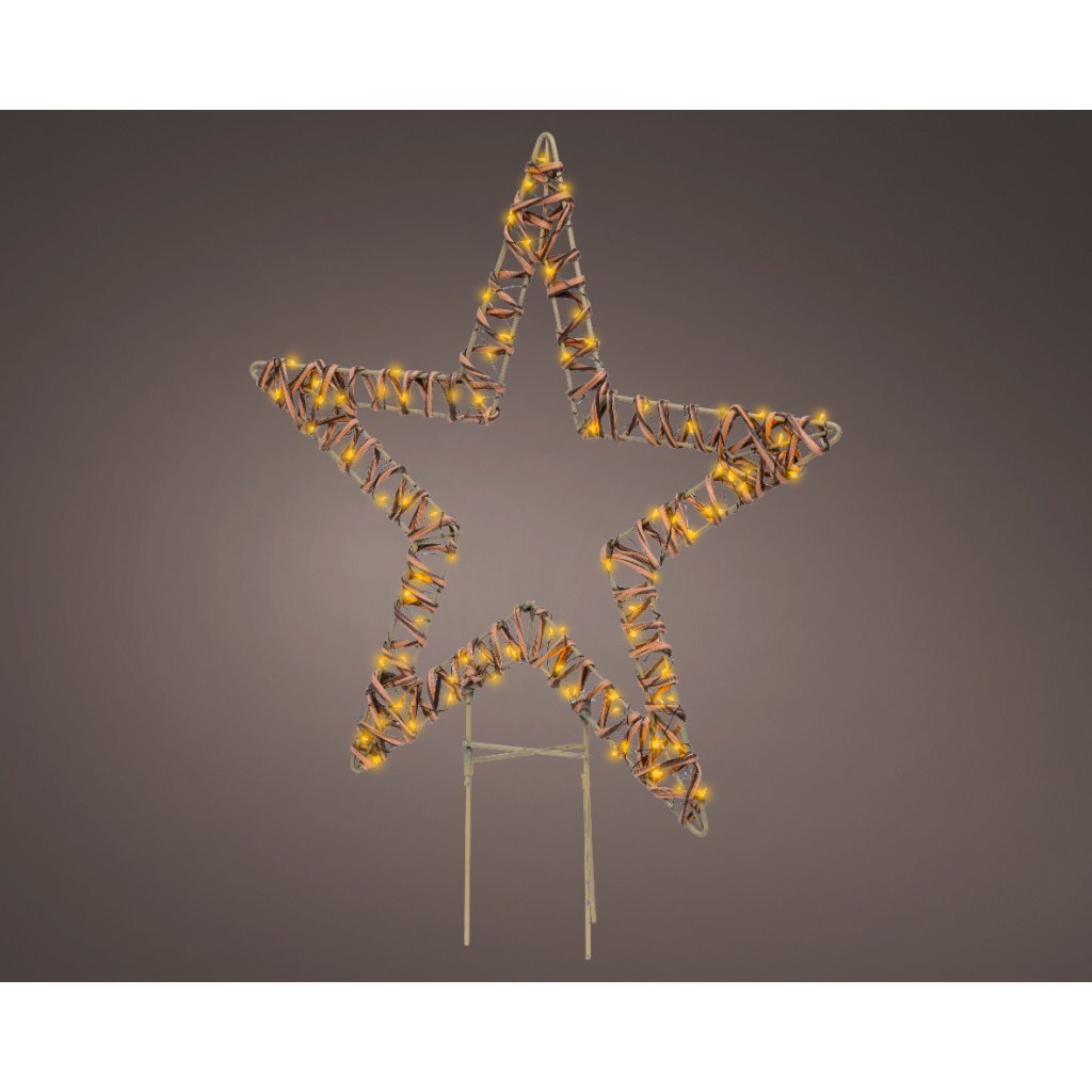 Overige Merken Decoratie Metalen Led Ster 1X48X54 Cm
