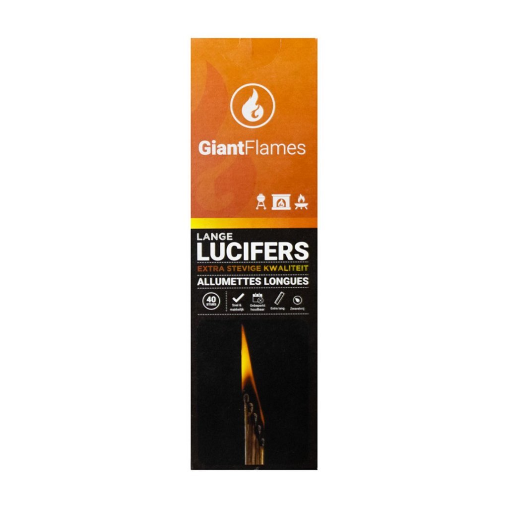 Overige Merken Giant Flames Lange Lucifers 40 Stuks