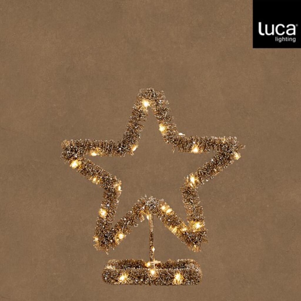 Luca Lighting Led Ster 30X27 Cm Champagne