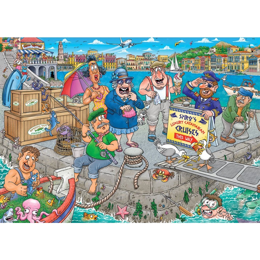 Jumbo Puzzel Wasgij Original 47 De Boot In! 1000 Stukjes