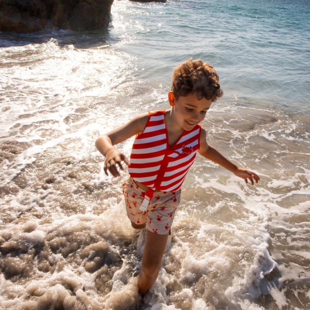 Overige Merken Swim Essentials Zwemvest Stripes 3-6 Jaar Rood/Wit