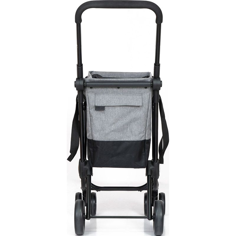 Ceruzo By Playmarket Easy Go Boodschappentrolley - Zwart-Grijs