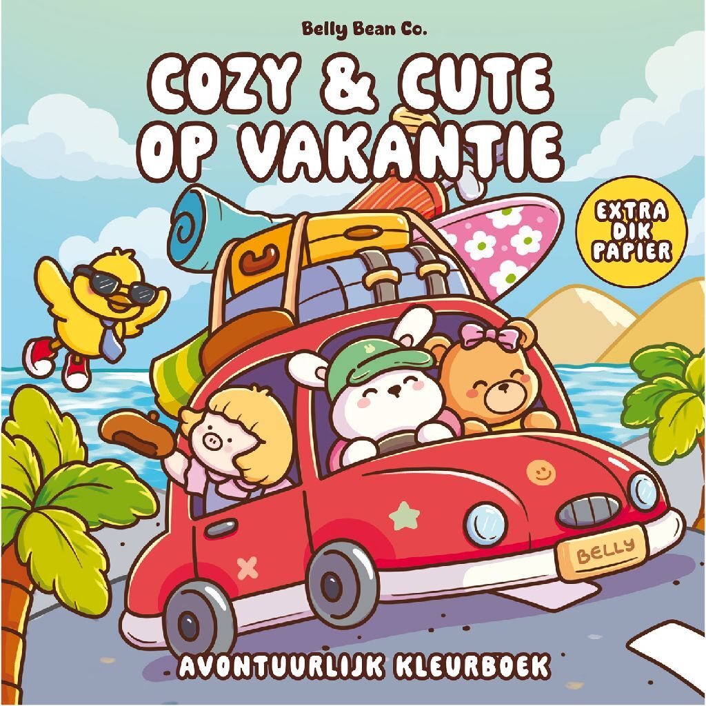 Overige Merken Kleurboek Cozy &Amp; Cute Op Vakantie