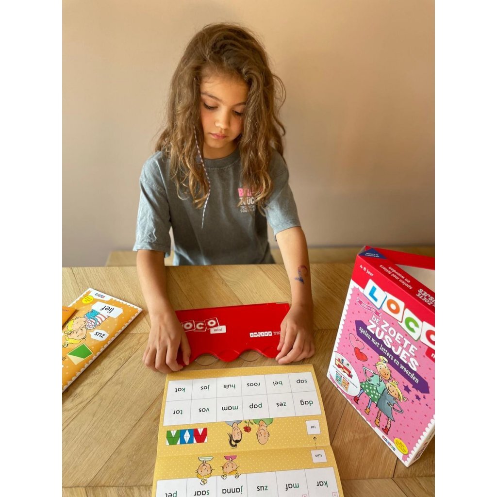 Zwijsen Loco Mini De Zoete Zusjes Spelen Met Letters En Woorden