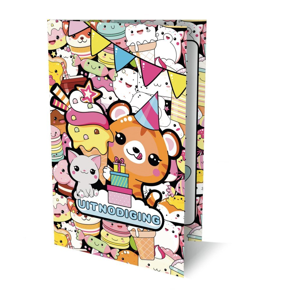 Kawaii Uitnodigingen 8 Stuks