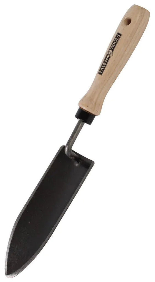 Transplanting Trowel - Forged Steel - Narrow - Ash Wood Handle