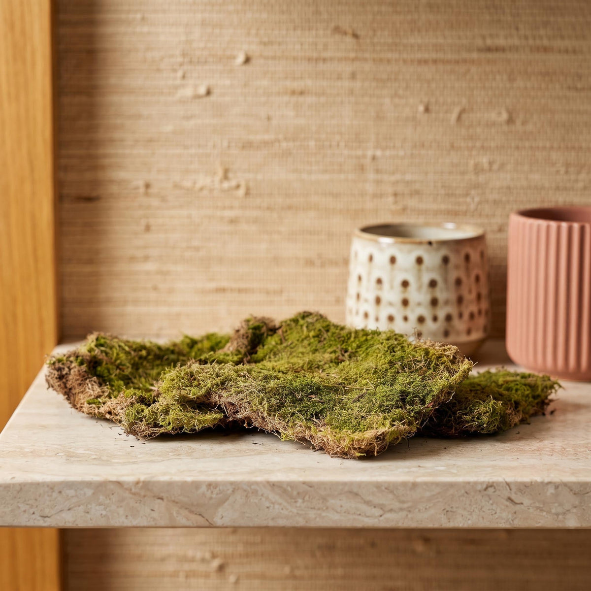 Flat Moss - Dried - Approx. 30 X 20 Cm - 1 Box