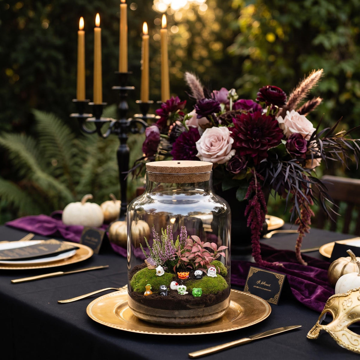 Halloween Terrarium Little Milky - Spooky Crew Edition - Ø 17Cm ↑ 25Cm
