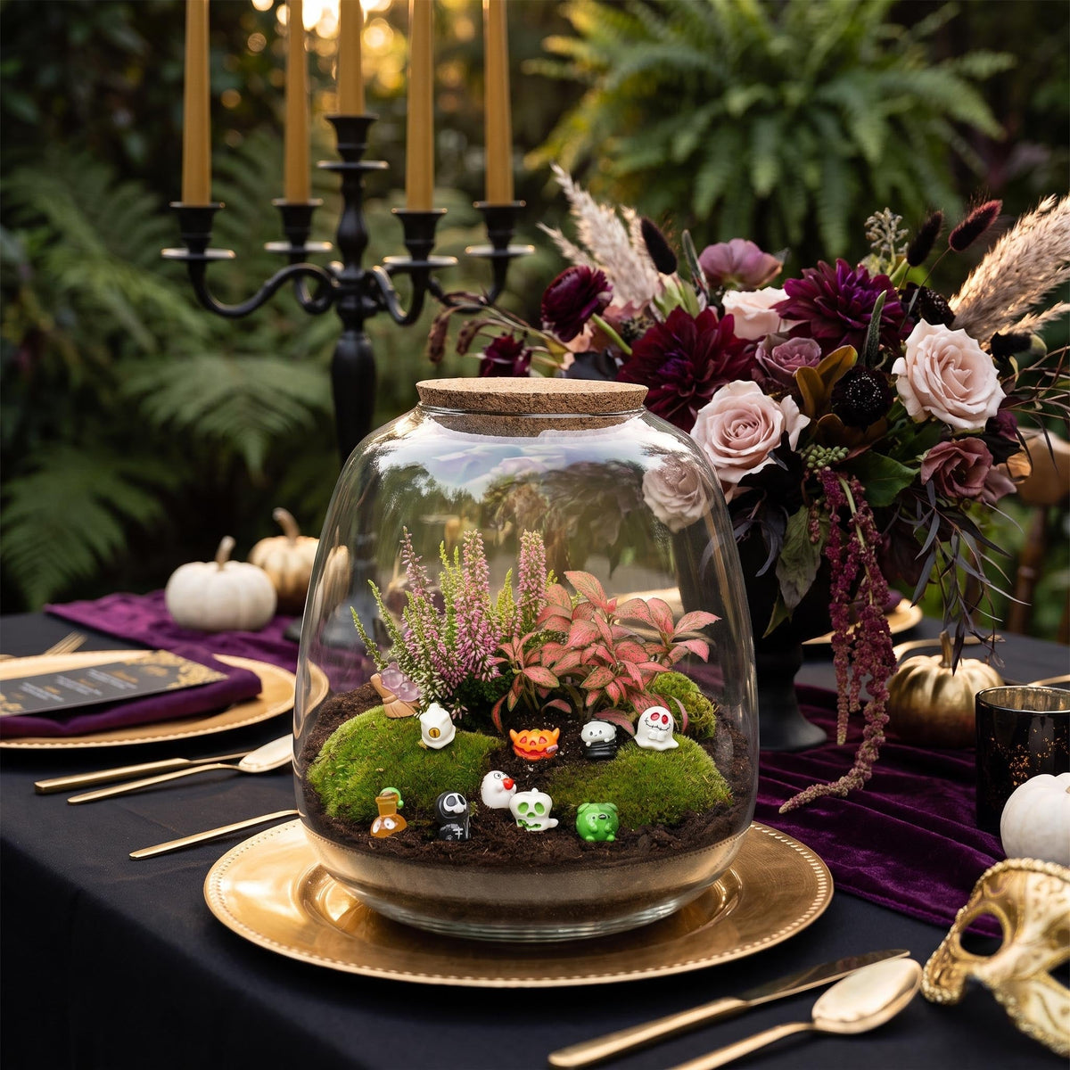 Halloween Terrarium Emma - Spooky Crew Edition - Ø 23Cm ↑ 25Cm