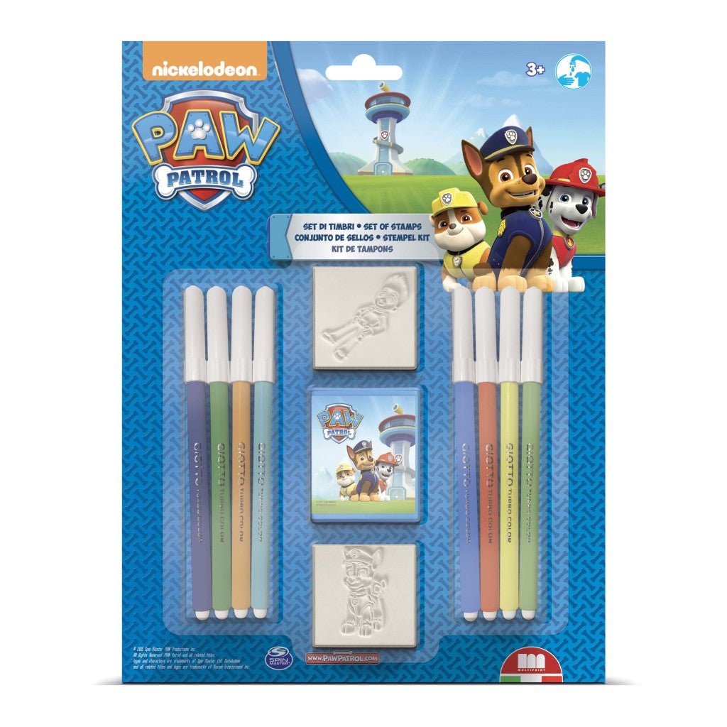Paw Patrol Kleur - En Stempelset 11 - Delig - Kardes - Express