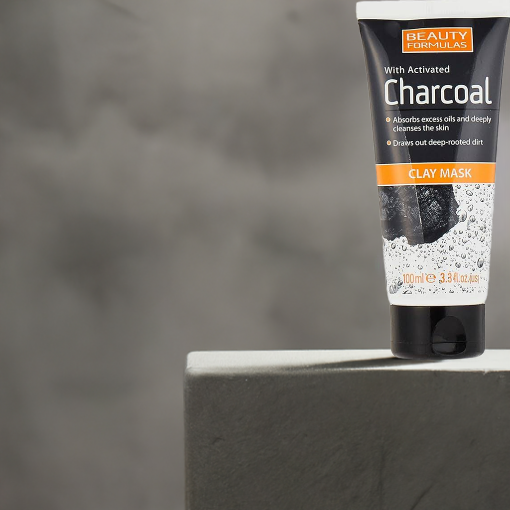Beauty Formulas Met Actieve Houtskool Klei Masker 100 milliter