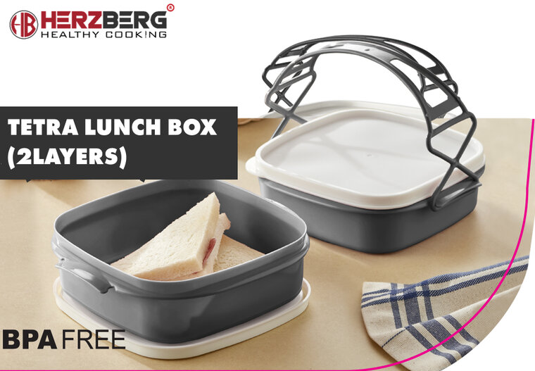 Herzberg 2-Laags Tetra Lunchbox