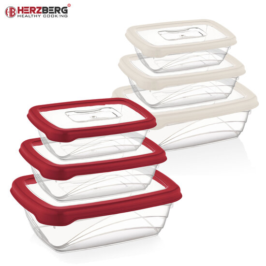 Herzberg 3-Delige Bio Saver Box-set Rood
