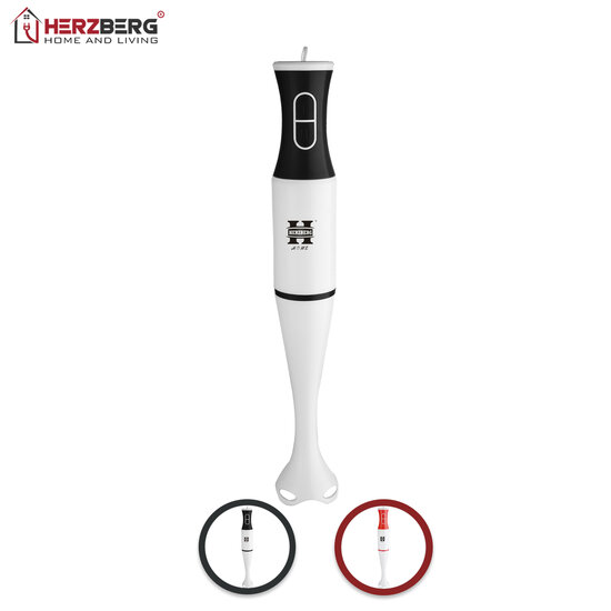 Herzberg HG-5058: Staafmixer Rood
