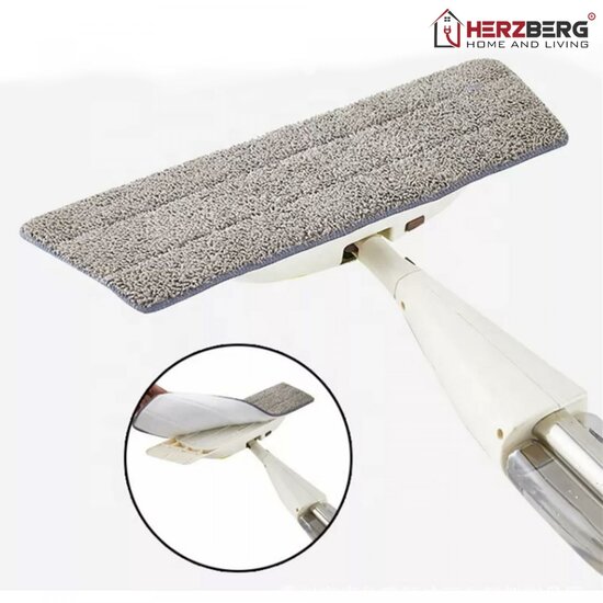 Herzberg HG-8115: Vloermop met watersproeier