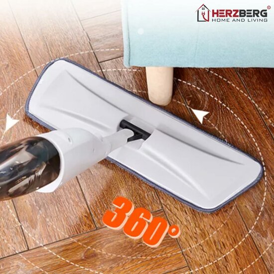 Herzberg HG-8115: Vloermop met watersproeier