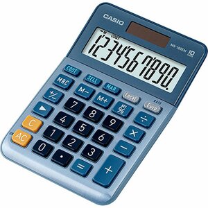 Casio MS-100EM Calculator Blauw